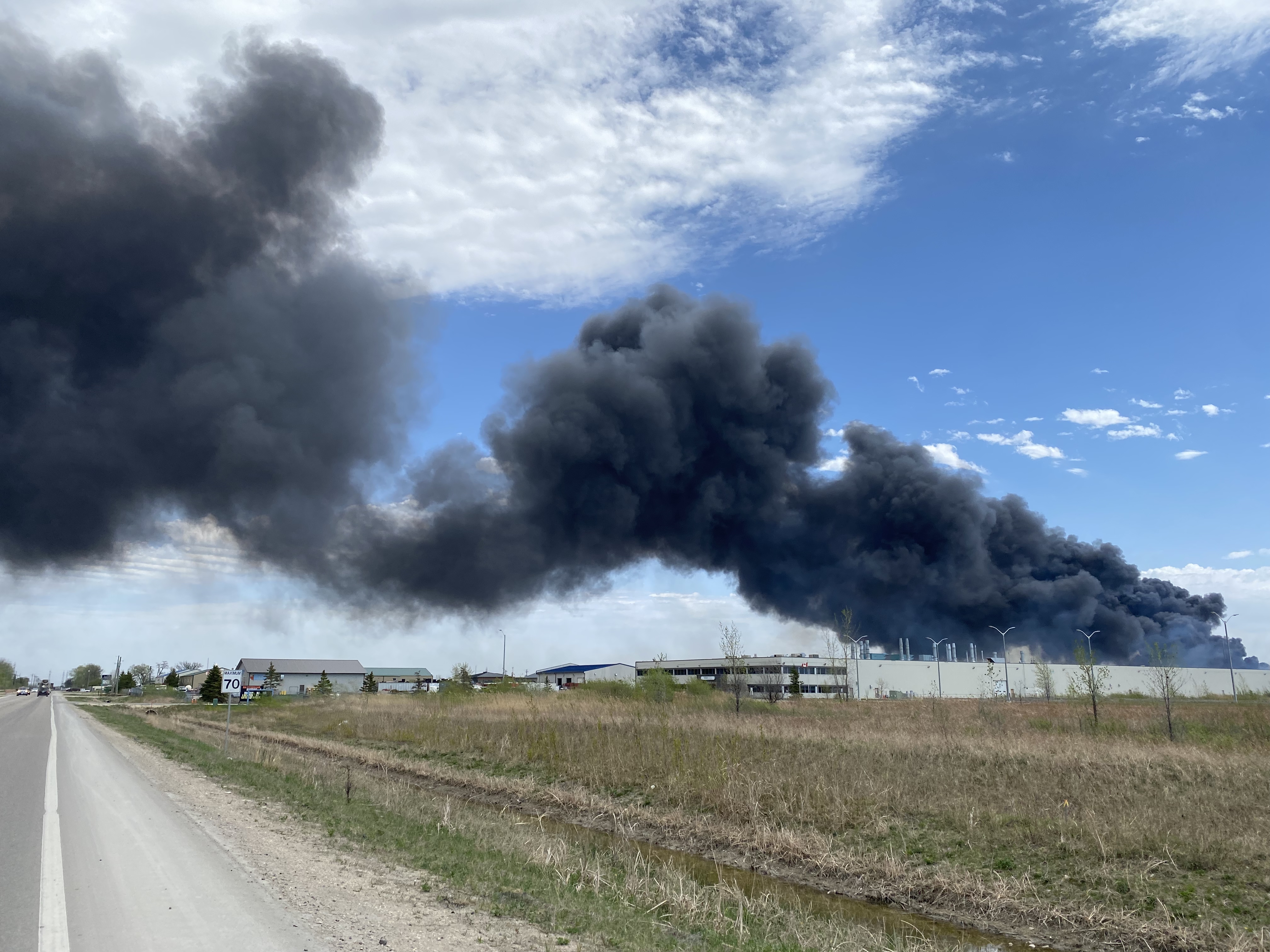 Winnipeg emergency crews are on scene of a major blaze in