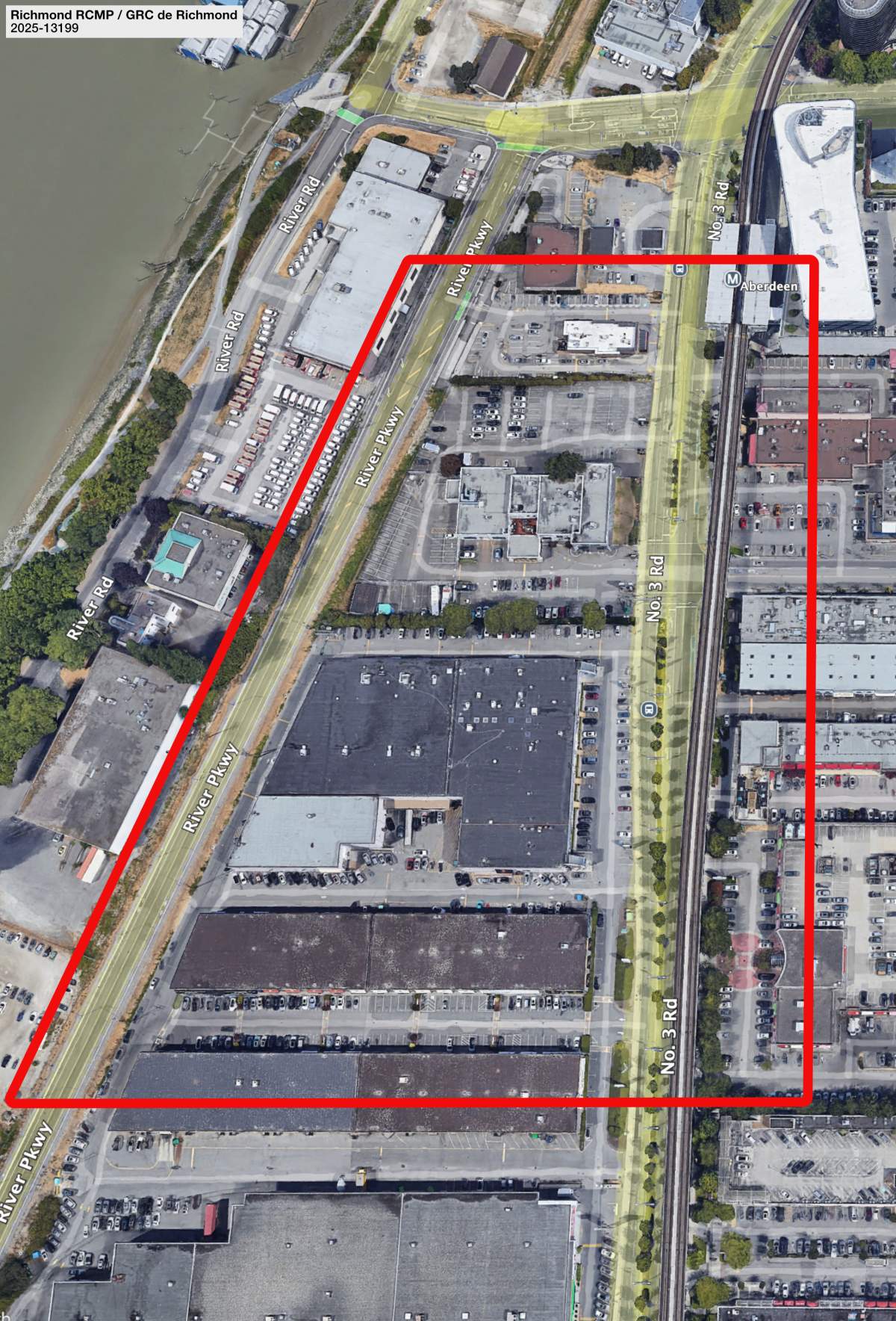 Richmond RCMP is looking for witnesses and video from the area of the 4300 block of No 3 Road between 3:30 p.m. and 4:30 p.m. on April 28.