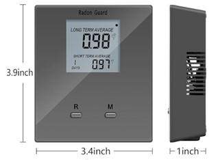 Images of the recalled radon detectors.