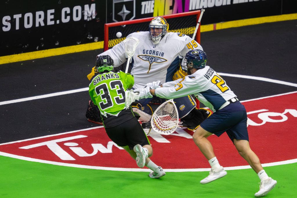 Последният път когато Saskatchewan Rush се оказа съвпадащ в полуфинална