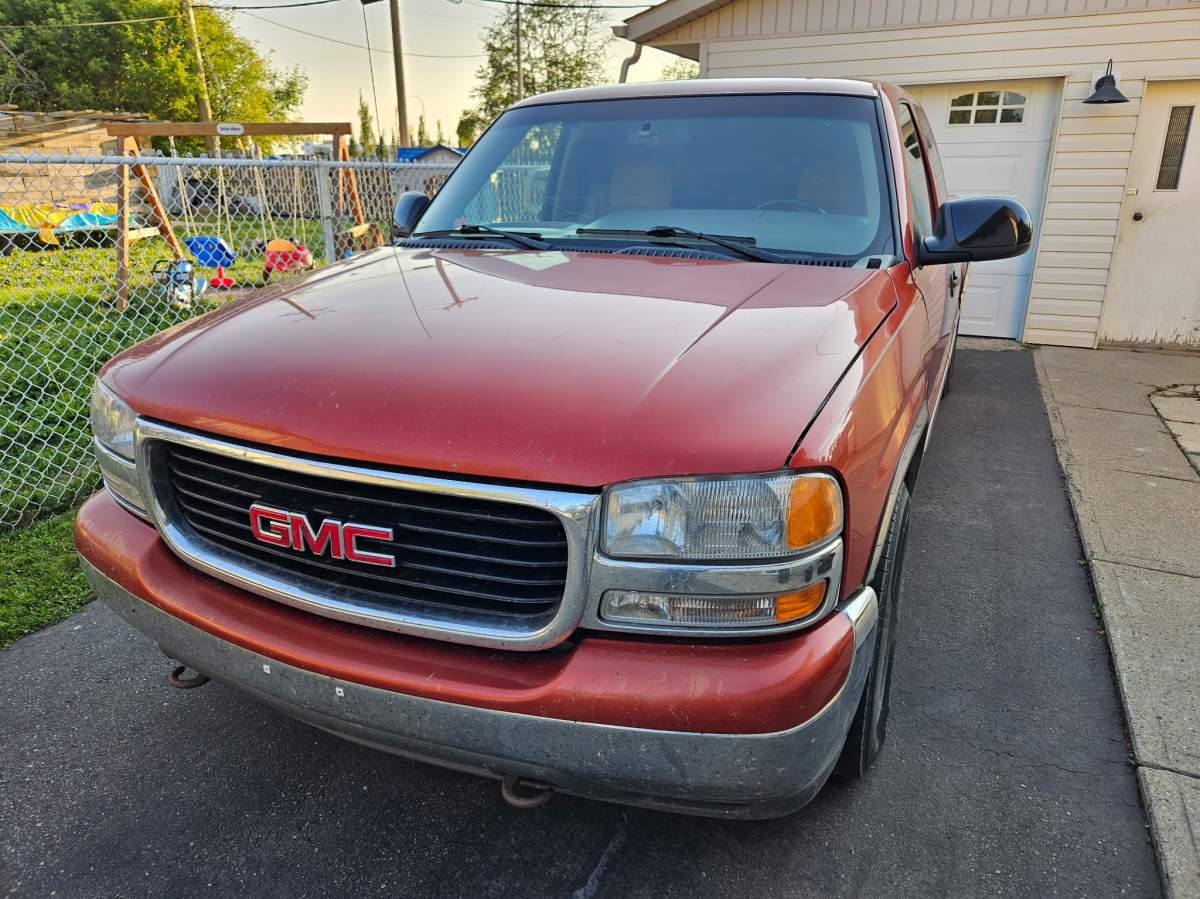 Sheldon Taylor’s stolen 2001 GMC Sierra.