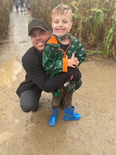 Tyler with his son Ryder.