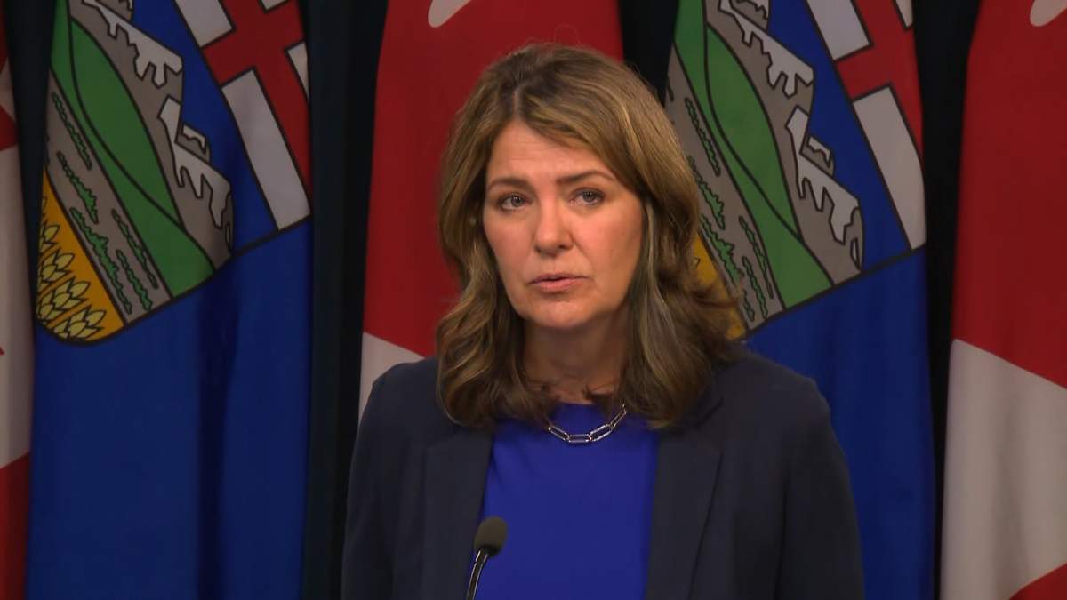 Alberta Premier Danielle Smith fired back at Ontario Premier Doug Ford's apparent criticism of her by saying "I don't tell him how he should run his province, and I would hope that he doesn't tell me how I should run mine."