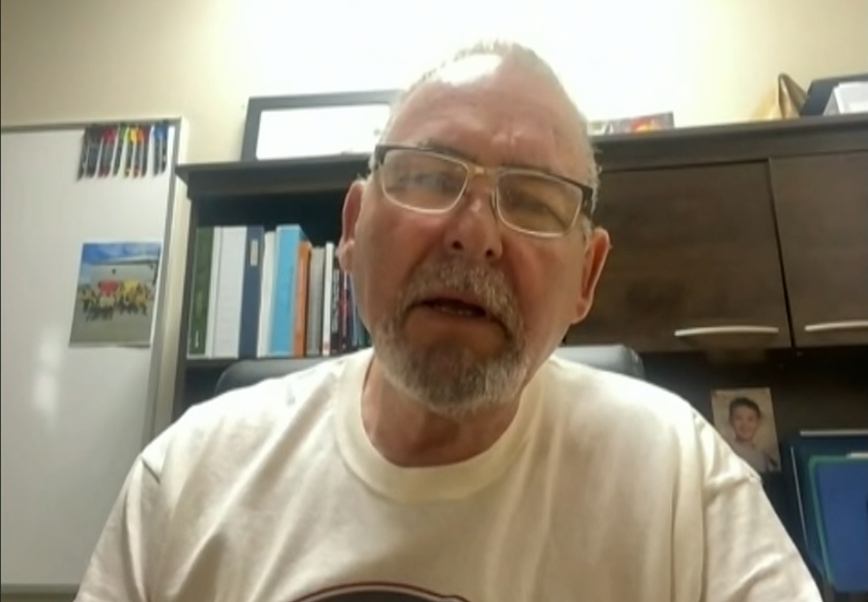 The Mayor of Flin Flon, George Fontaine, said fierce winds are threatening to breach city limits and begin burning structures in the city of 5,000 people that has been evacuated.