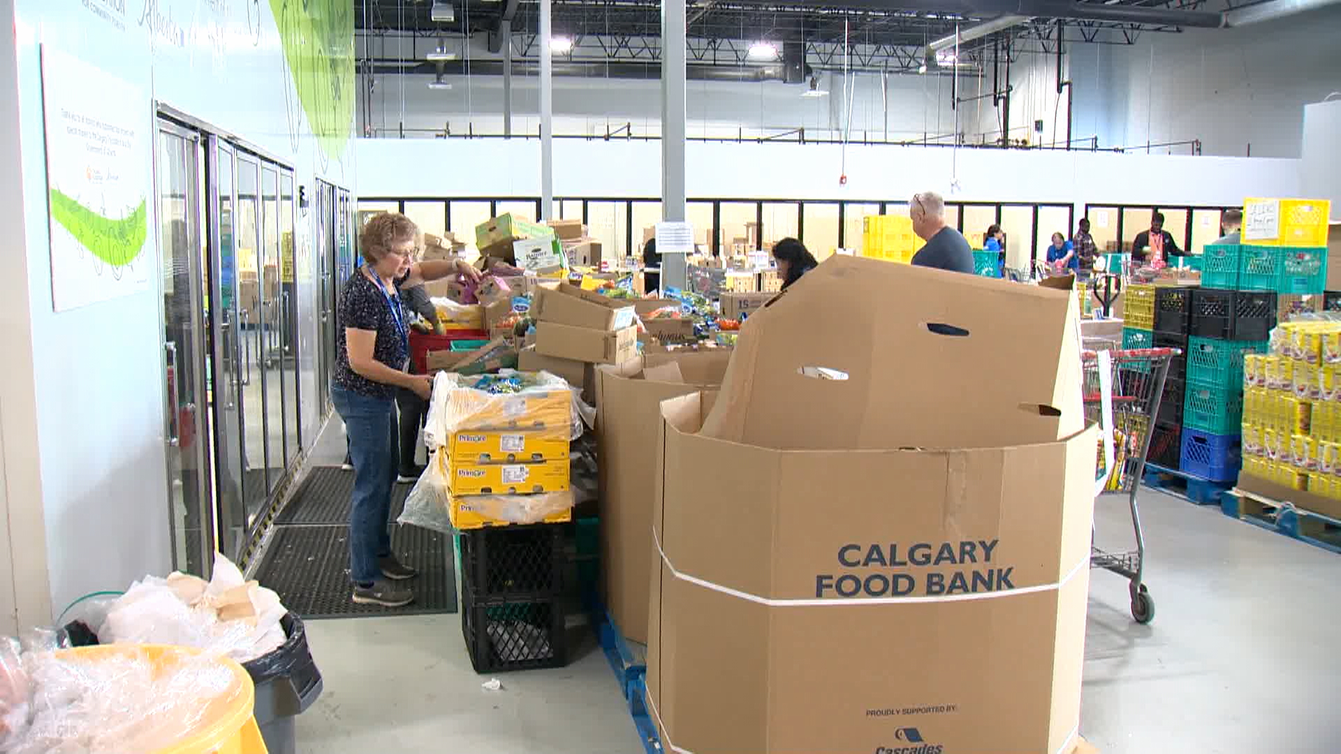 A new report from the Calgary Food Bank shows a