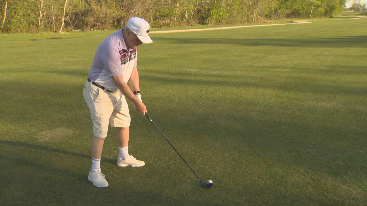 Plouffe hits up Bel Acres Golf & Country Club about five times a week.