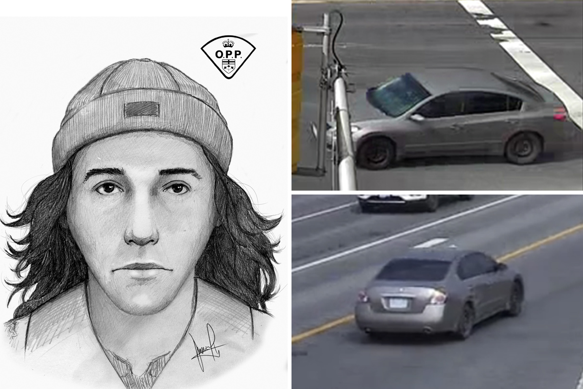 Провинциална полиция в Онтарио OPP пусна скица на мъжки служители