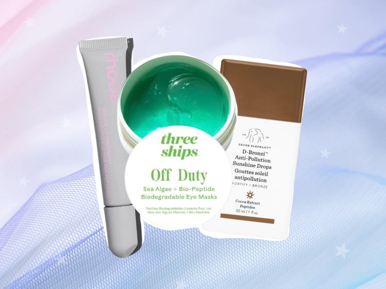 three ships, drunk elephant, rhode, peptides