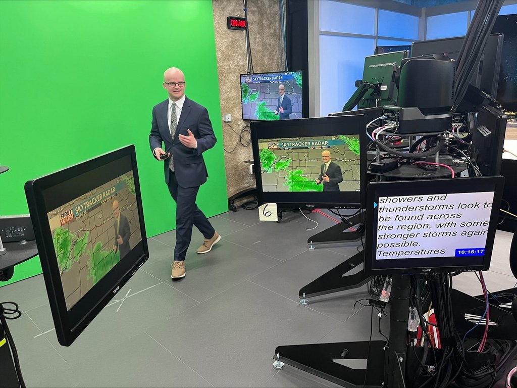 Jacob Morse, a meteorologist for KFYR-TV, a television station in Bismarck, N.D., that’s affiliated with both NBC and Fox News Channel is seen in this undated handout photo.