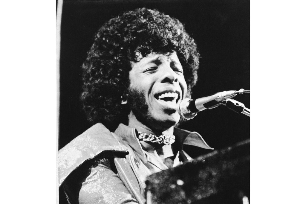 Rock star Sylvester "Sly" Stone of Sly and the Family Stone, April 1972.