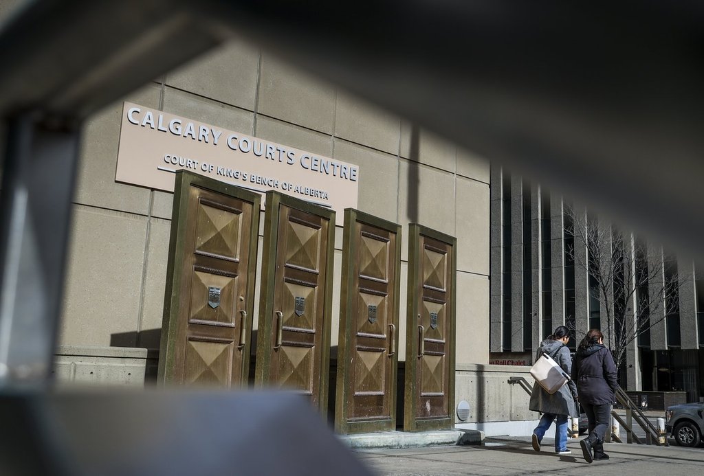 The Calgary Courts Centre pictured in Calgary, Monday, May 6, 2024.