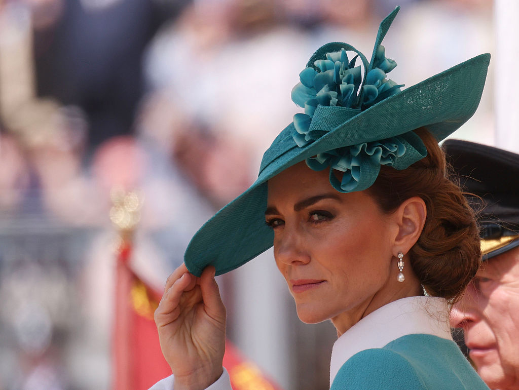 Catherine, Princess of Wales during Trooping The Colour 2025 on June 14, 2025 in London, England.