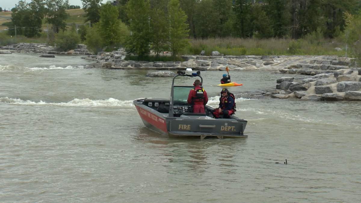 The Calgary Fire Deparment says the stretch of the Bow River between Edworthy Park and Harvie Passage are where most of the water rescues in Calgary take place.