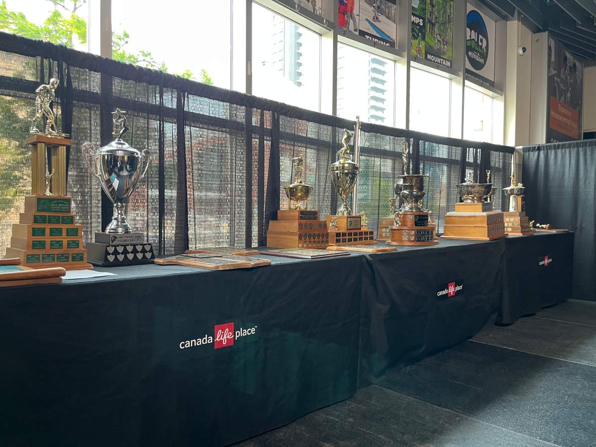 The stage at the 2024-25 London Knights awards ceremony.