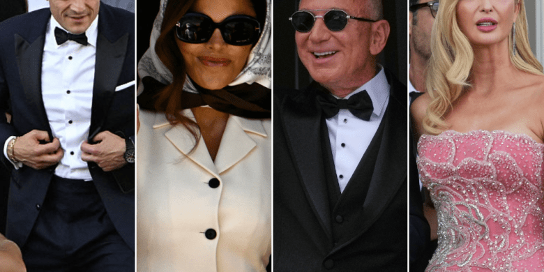 All the glamorous celebrity looks from the Jeff Bezos, Lauren Sánchez wedding