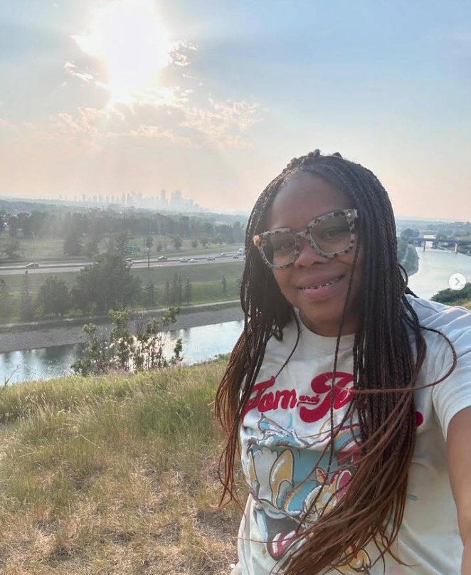 American resident Pamela Smith in Calgary, Alta.