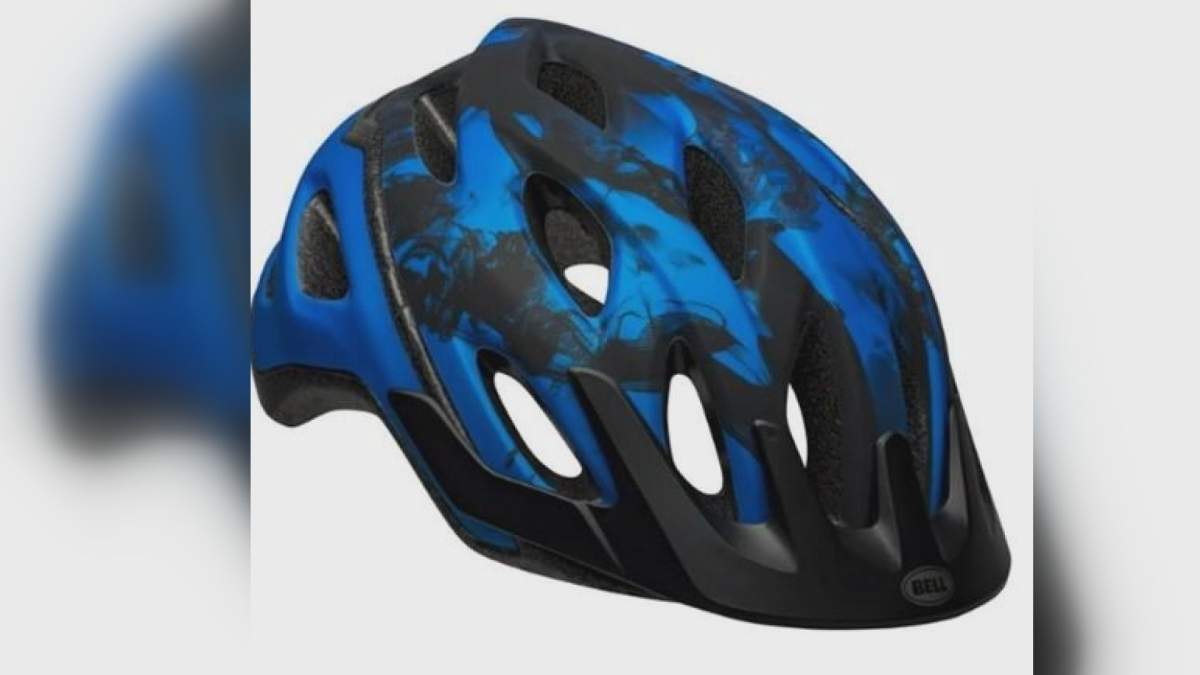 One of two bicycle helmets from Bell Sports that has been recalled due to the risk of injury.