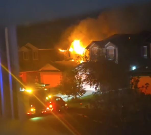 Calgary firefighters were called out to the house fire on Taralake Way, around 1:15 a.m. on Thursday.  When they arrived there were heavy flames and smoke coming from the home.