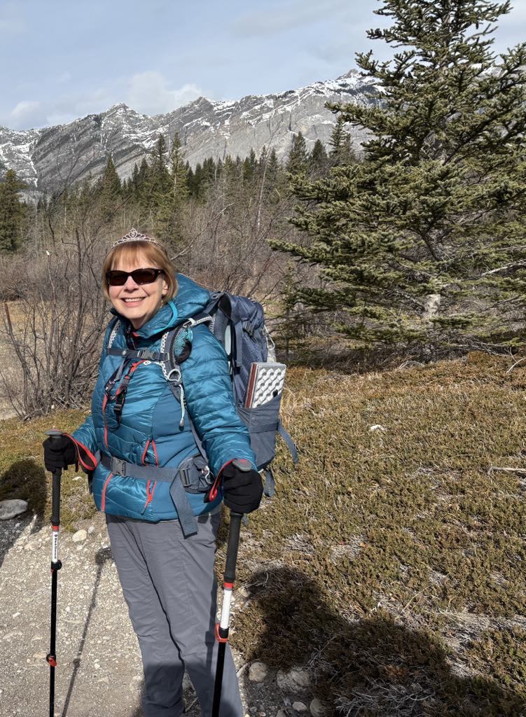 70-year-old Jutta Hinrichs, a retired university professor from Calgary, was also killed in the rock slide at Bow Glacier Falls, about 40 kilometres north of Lake Louise, in Banff National Park.