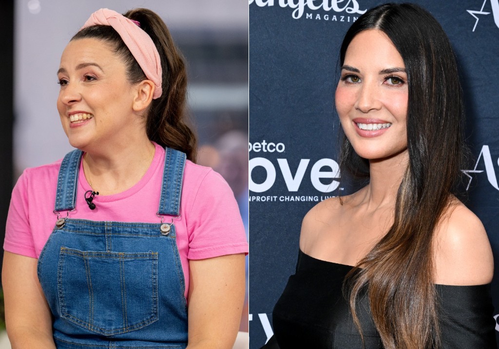 (L-R:) Ms. Rachel on the 'Today' show and Olivia Munn at the 2025 Astra TV Awards.