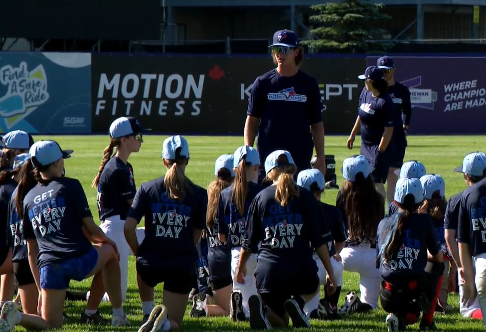 Blue Jays Baseball Academy hosts all-girls clinic in Saskatchewan