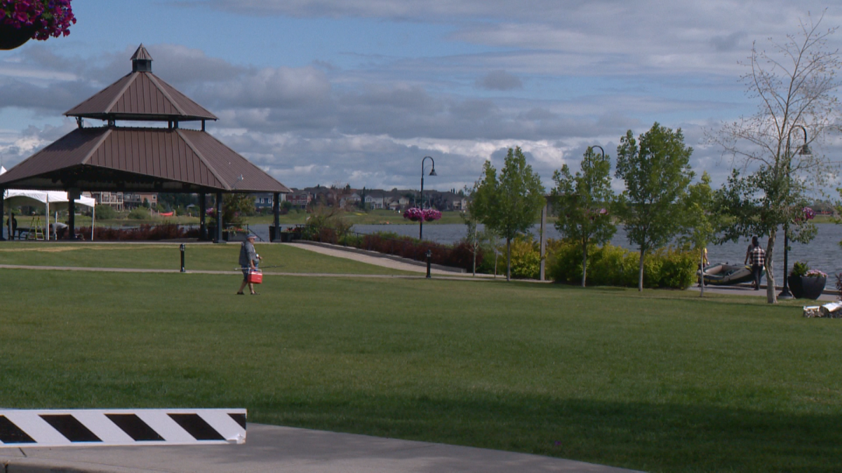 John Peake Memorial Park in Chestermere