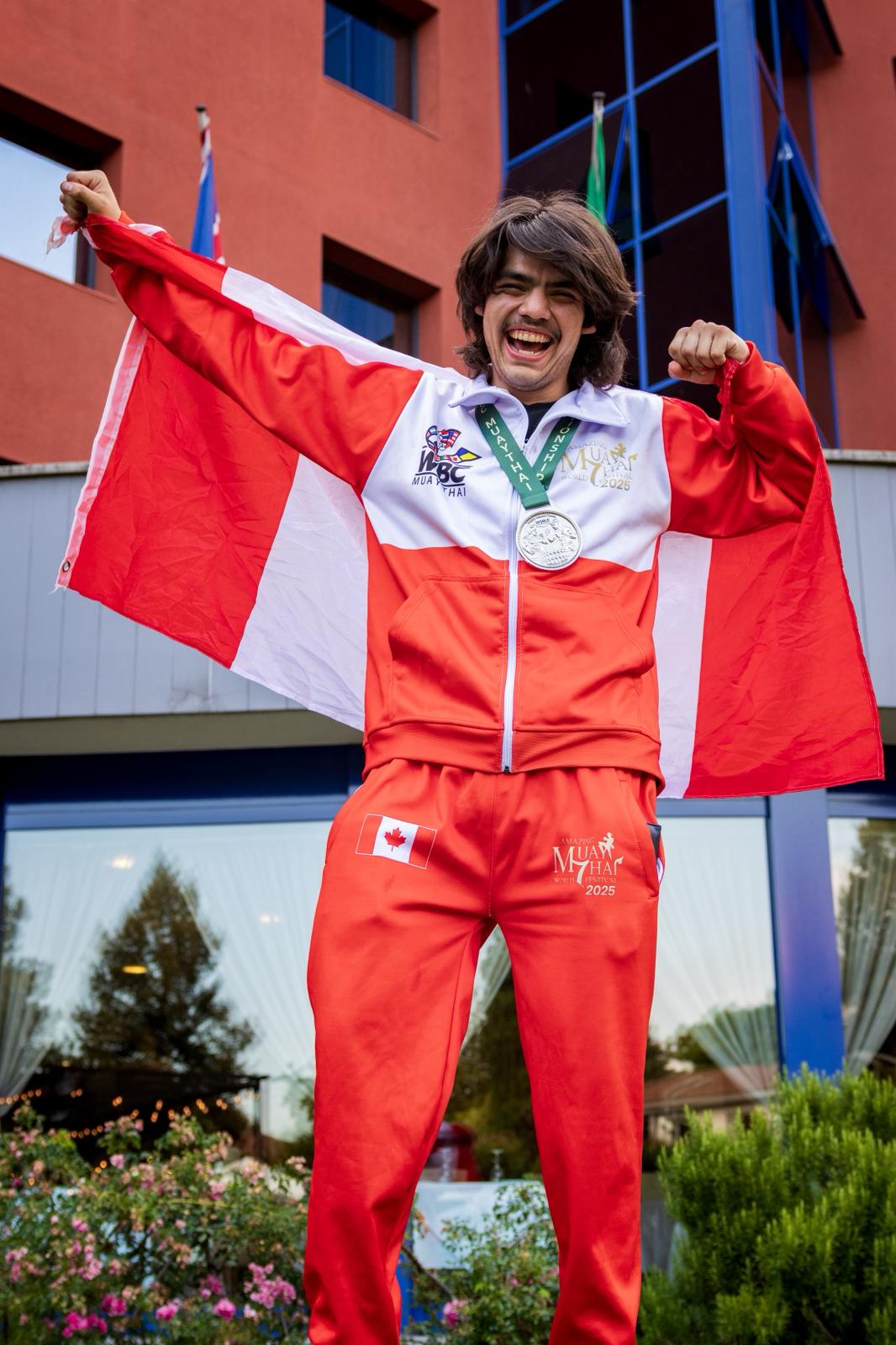 Cameron Billy is a silver medalist at the WBC Muay Thai World Festival