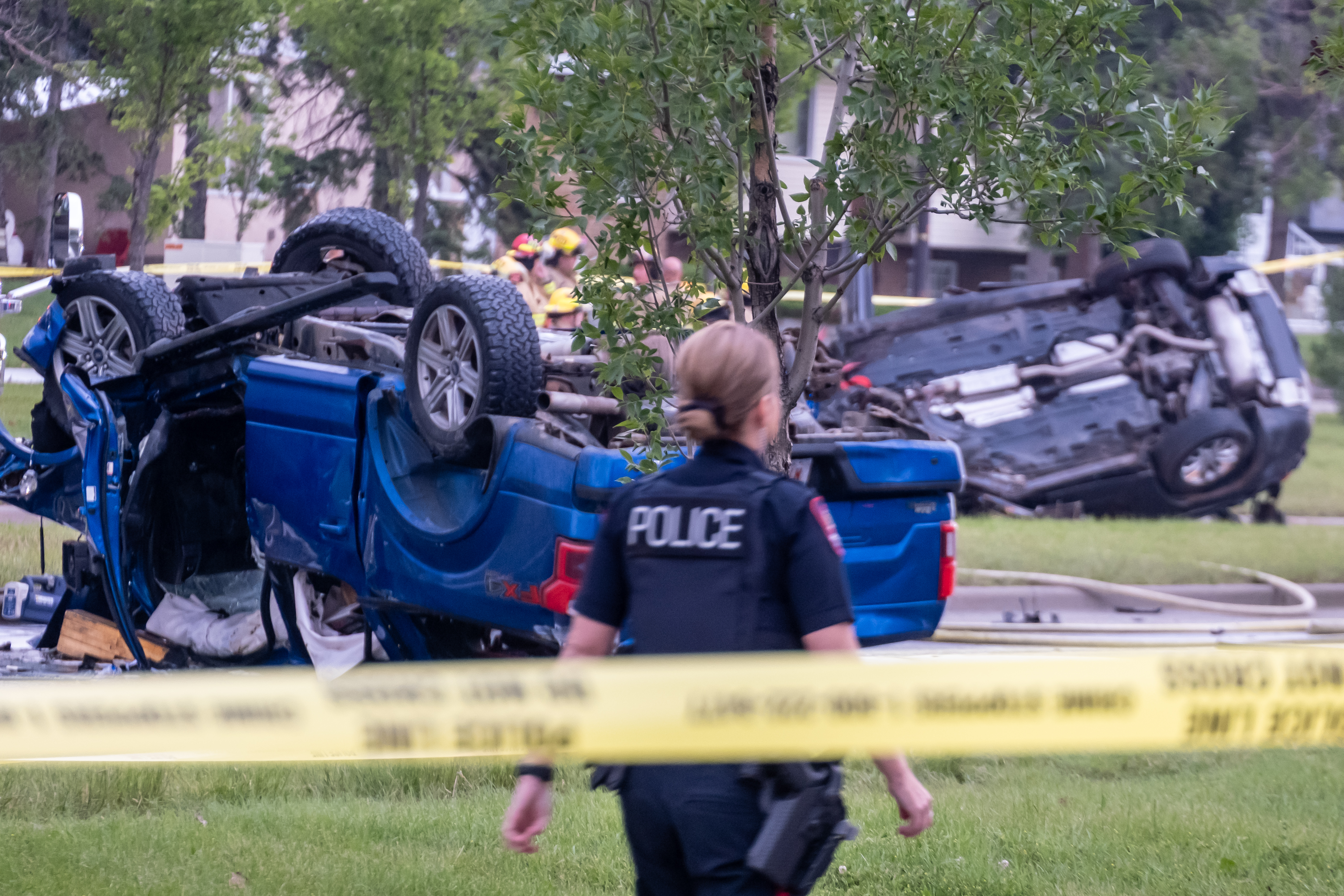 катастрофа с две превозни средства в североизточната общност на Темпъл