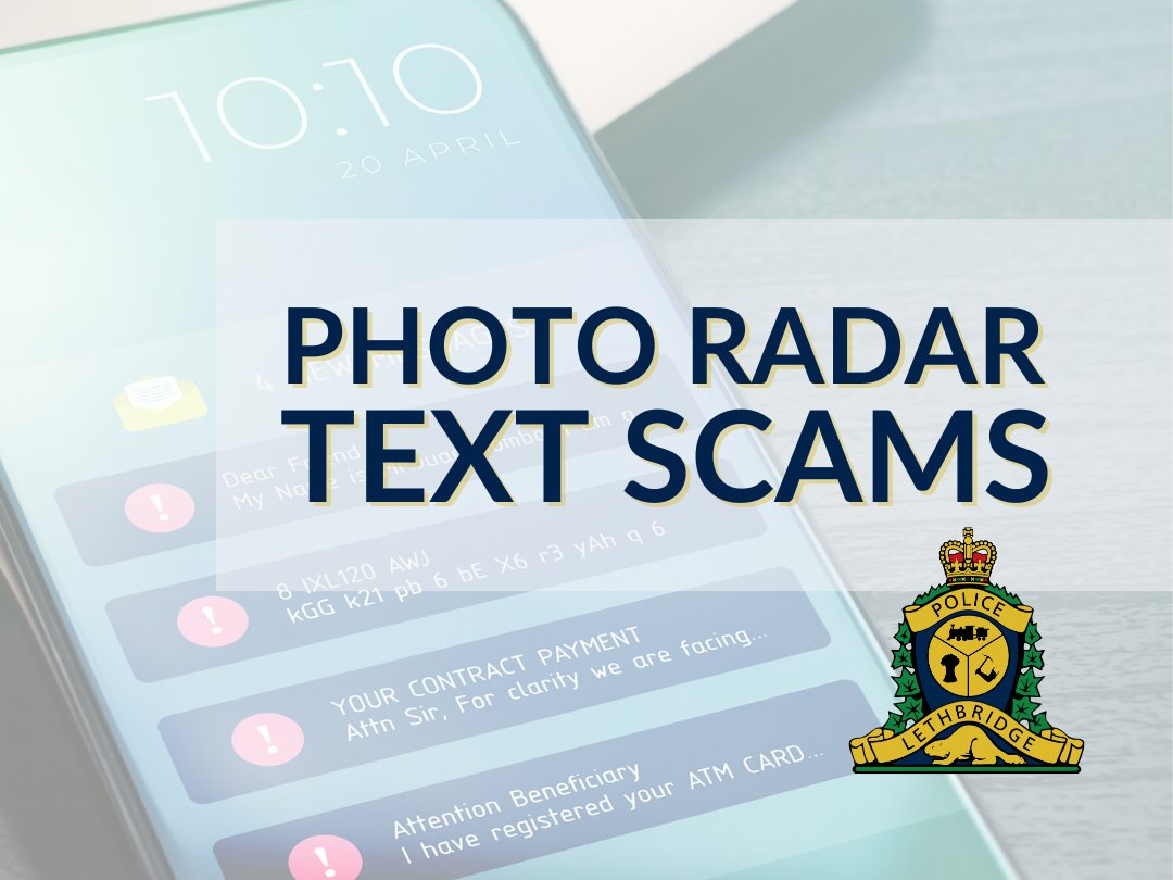 Lethbridge Police are warning of a new text scam.