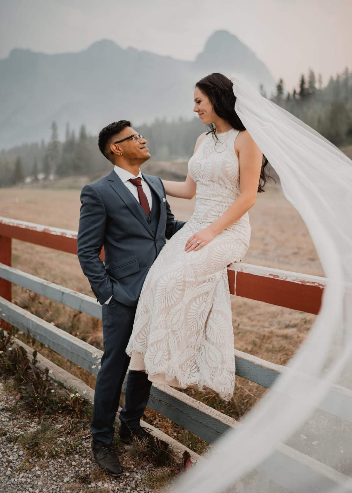 Family and friends of the injured couple - seen here on their wedding day -- have set up a GoFundMe account to help raise money to help them with what is expected to be a long road to recovery.