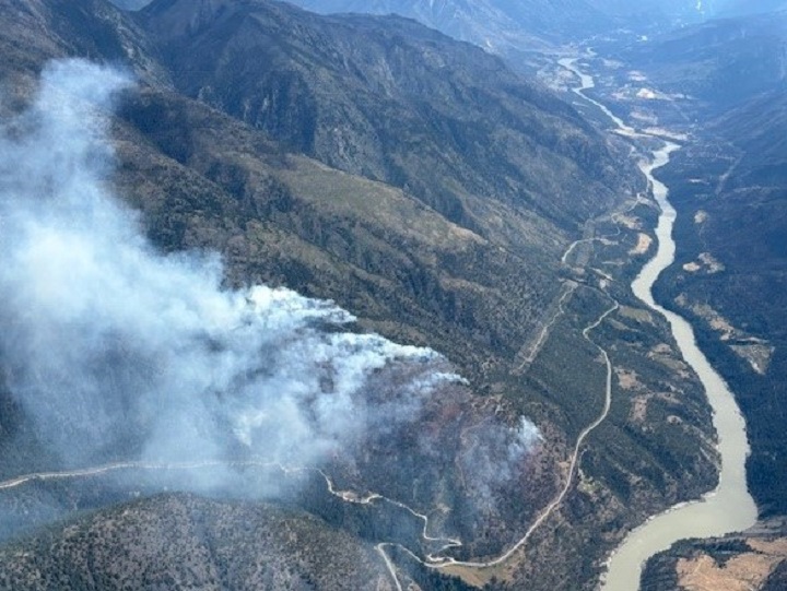 B C Wildfire Service says the province is facing fewer active