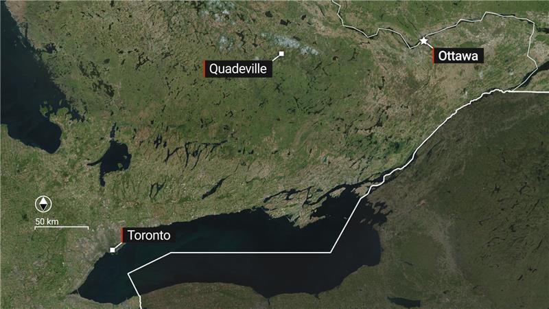 Quadeville, Ont. is located about 170 kilometres away from Ottawa.