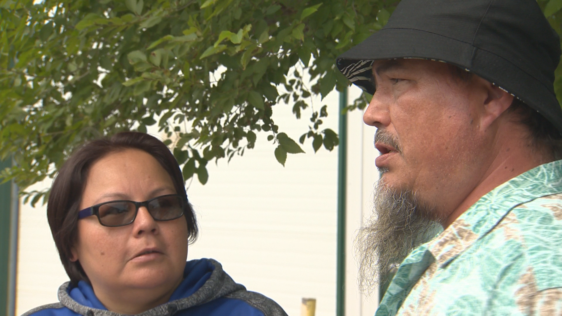 Leaf Rapid residents Beatrice Linklater and Clayton Baker were given 24 hours to leave their home on July 7.
