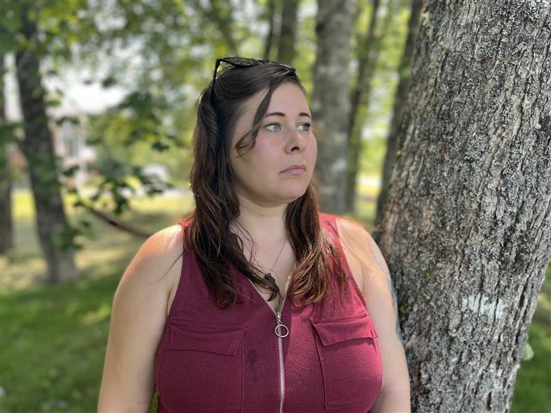 Four months after intimate partner violence survivor Brandi Whynot first