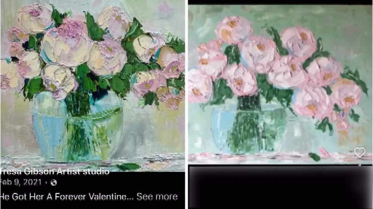 Gibson told Global News that the woman selling the unauthorized copies of her paintings is a former student who now lives in Fredericton, N.B.