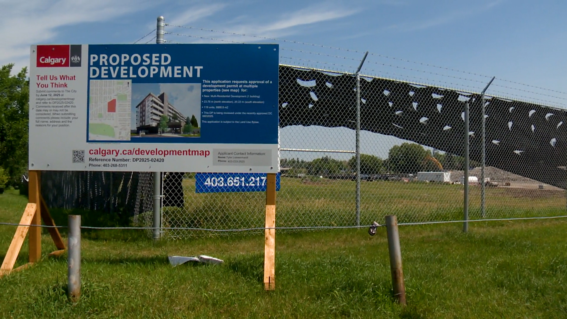 Residents take City of Calgary to court over rezoning of former Viscount Bennett site