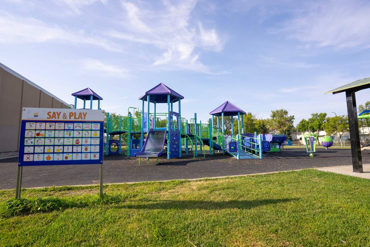 St. Pius X Catholic Elementary School playground in September 2024.