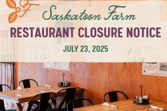 The Saskatoon Farm is located in Foothills County about 20