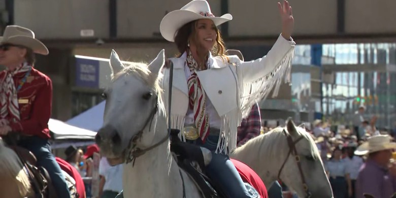 Canadian country superstar Shania Twain helps kick off Calgary Stampede