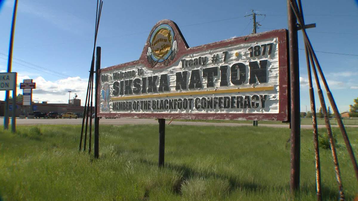 Two people were killed and a third sent to hospital in critical condition following a hit and run on the Siksika Nation on Saturday.