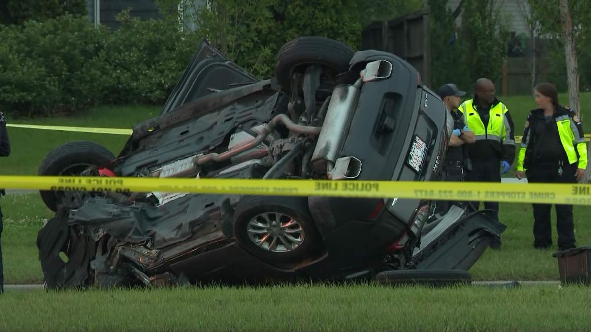 The force of the head-on crash was so great that emergency crews had to use the jaws of life the extract the critically injured couple from their vehicle.