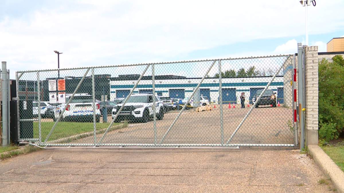 The Strathcona County RCMP detachment in Sherwood Park, Alta. on Monday, July 28, 2025.