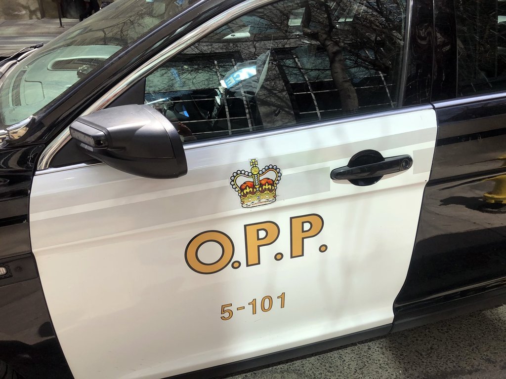 An OPP vehicle is parked in Toronto, Tuesday, April 11, 2023. THE CANADIAN PRESS/Tammy Hoy.