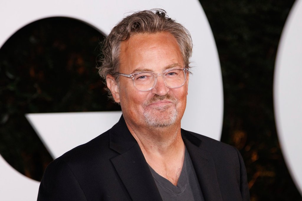 A file photo of Matthew Perry appearing at the GQ Men of the Year Party in West Hollywood, Calif., on Nov. 17, 2022.