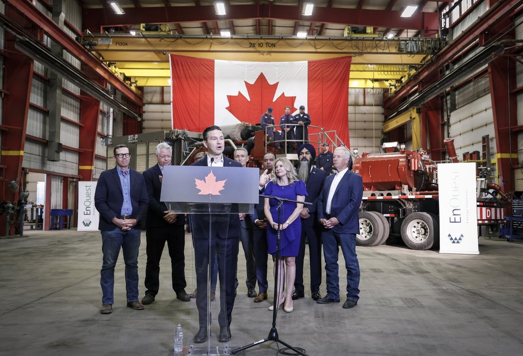 Federal Conservative Leader Pierre Poilievre is hoping to be able to return to the House of Commons by winning a seat in the riding of Battle River-Crowfoot where advance voting for the August 18 federal byelection opens Friday.