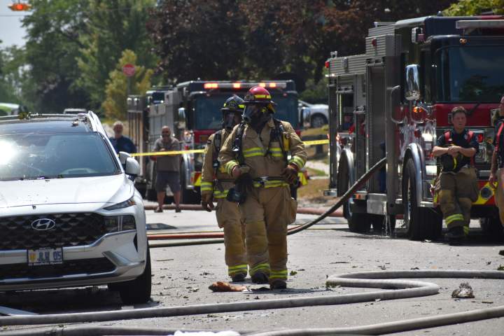 Man critically injured as house in Barrie leveled in fiery explosion ...