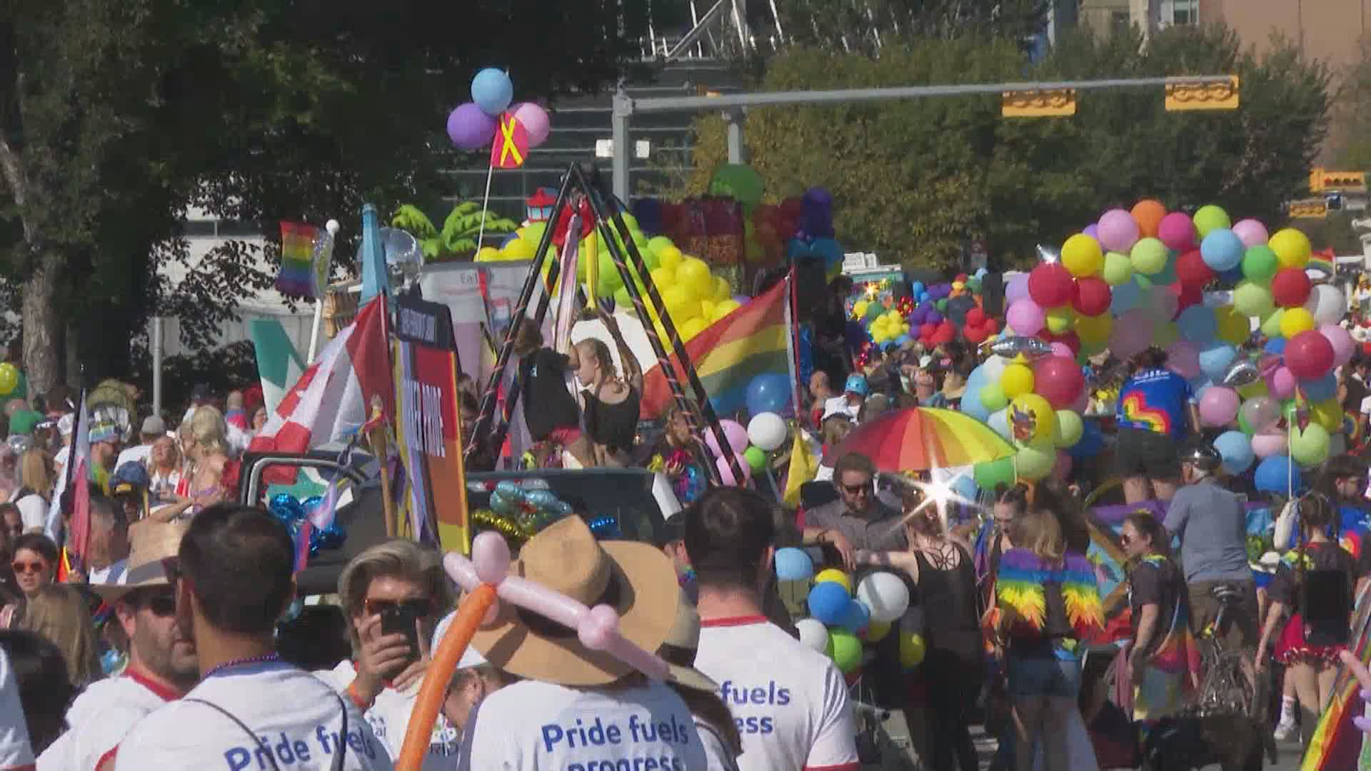 Crowds descend on downtown Calgary for annual Pride parade