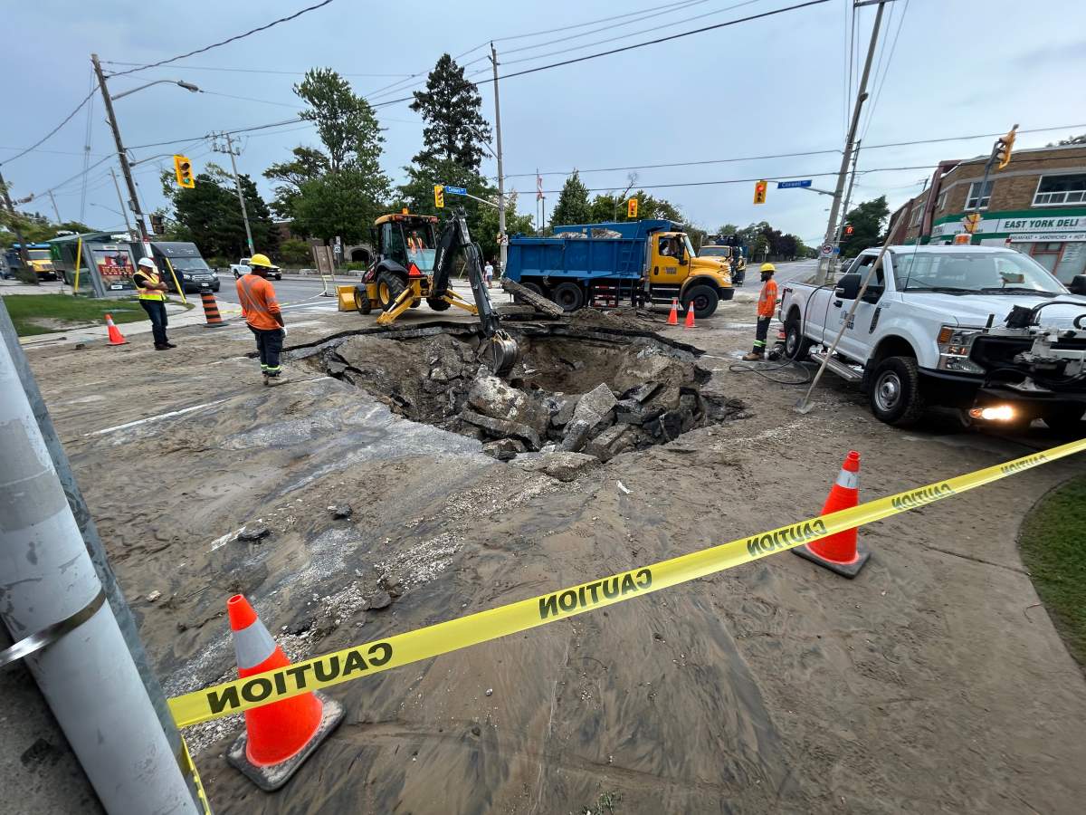 Coxwell and Cosburn sinkhole