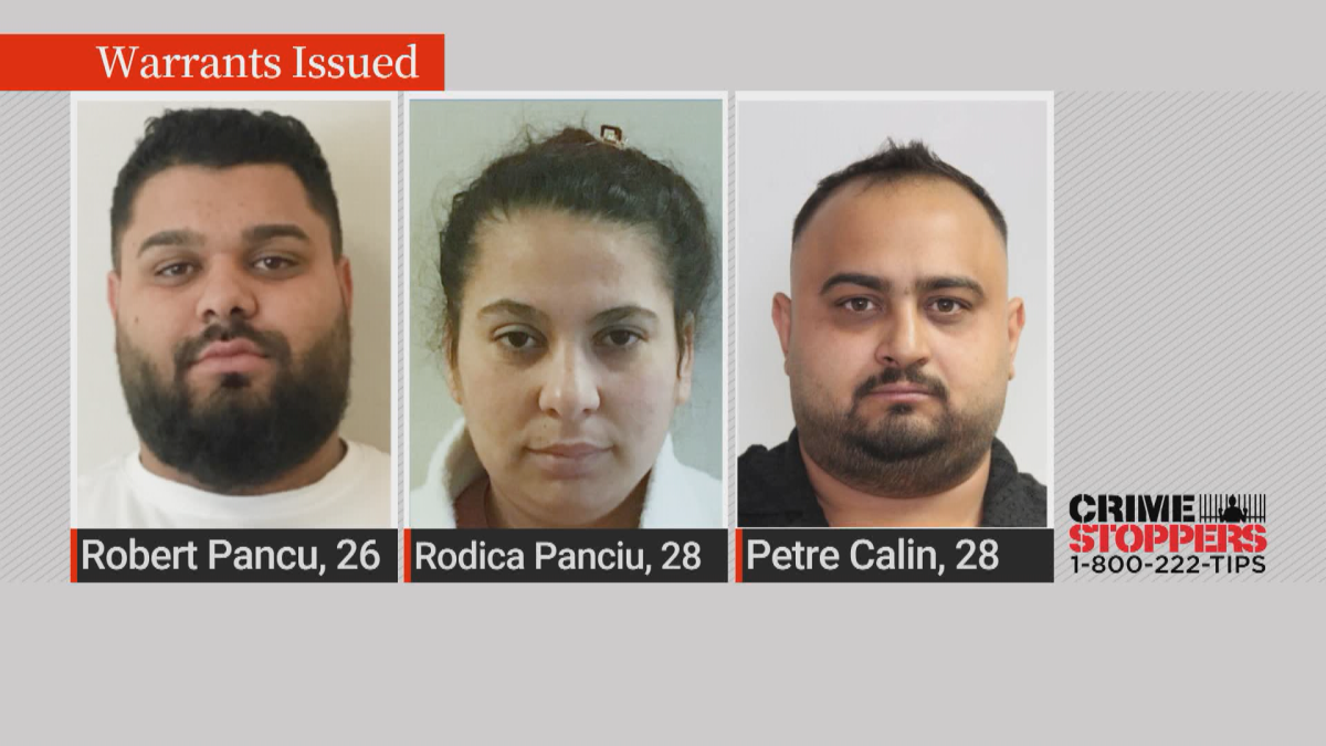 Three people have warrants out for their arrest