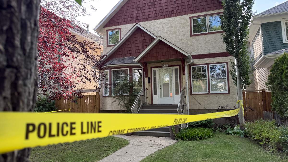 An 82-year-old man died after being found injured at a home near 104 Street and 85 Avenue in south Edmonton on Saturday, Aug. 30, 2025.